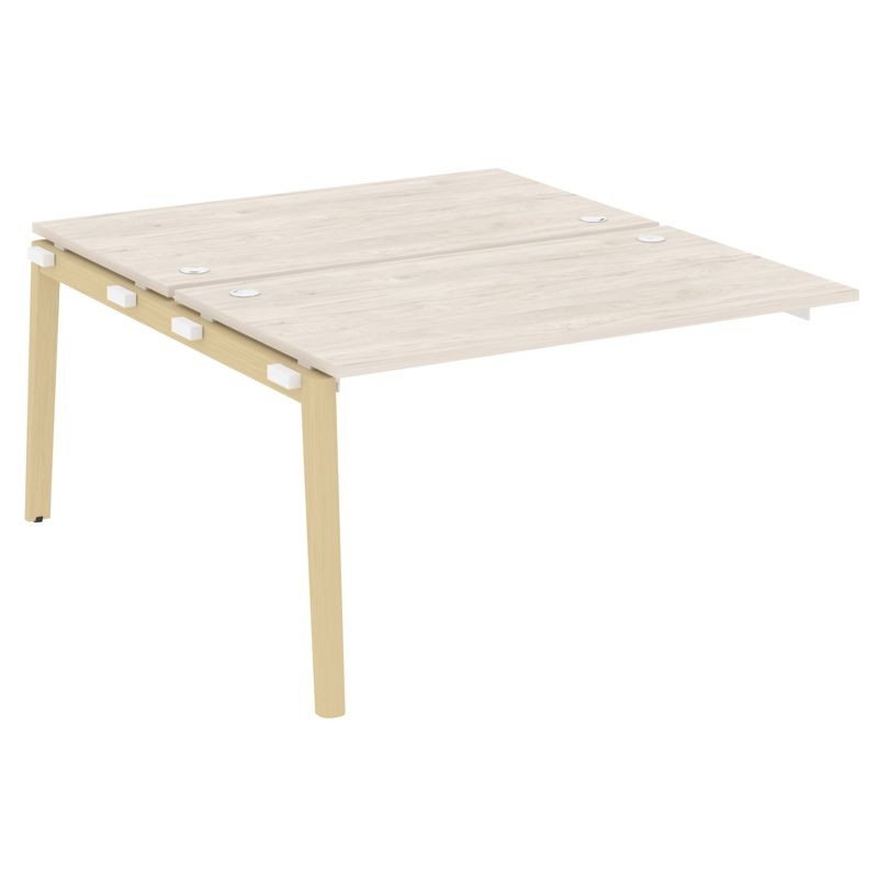 Onix Wood Наборный эл. раб. станции OW.2.NRS-3.8 Денвер Светлый/Дуб Светлый/Металл Белый 1380*1635*7