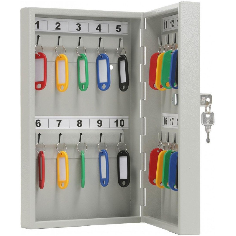 Шкаф для ключей 0MX_Aiko KEY-20 на 20 ключей с брелоками