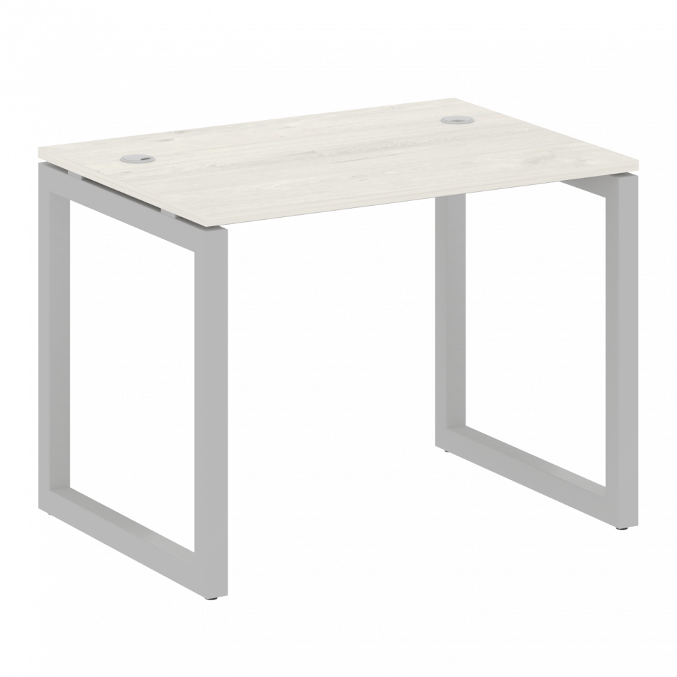Metal System Quattro Стол письменный на О-образном м/к 50БО.СП-1 Дуб Наварра/Металл Серый 1000*720*7