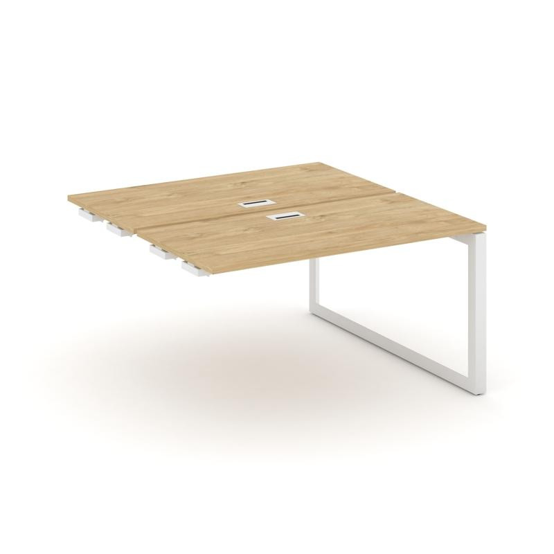 Style Project Стол-приставка к опор. элем. SN-59O.DPRS-004 Тиквуд Светлый/Металл Белый/Белый Заглушк