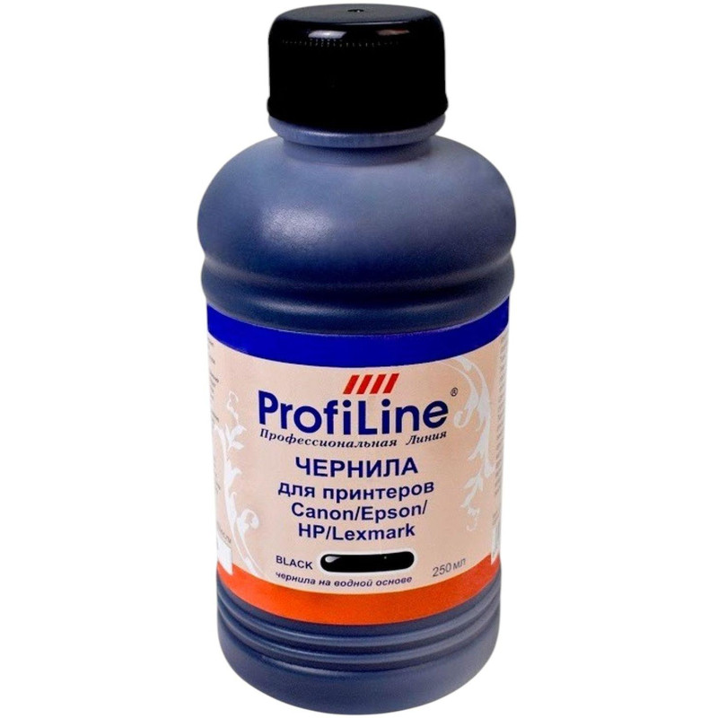 Чернила Premium для Canon/Epson/HP/Lexmark чер. 250 мл вод. ProfiLine