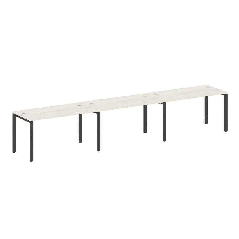 Metal System Рабочая станция на 3 места на П-образном м/к БП.СМ-3.3 Дуб Наварра/Металл Антрацит 4200 Metal System Рабочая станция на 3 места на П-образном м/к БП.СМ-3.3 Дуб Наварра/Металл Антрацит 4200