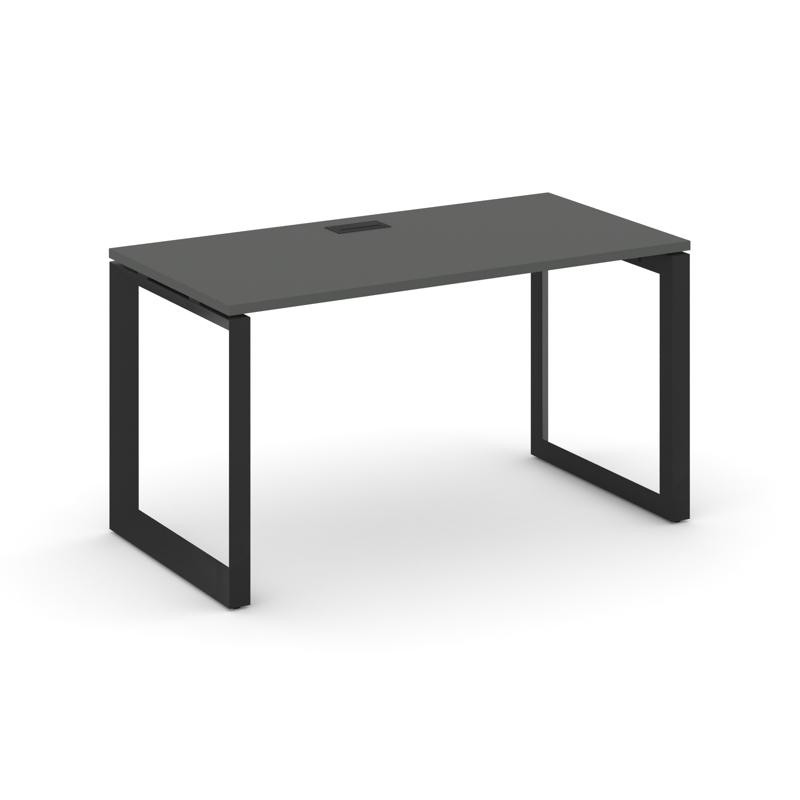 Style Project Стол письменный SN-59O.SP-002 Антрацит/Металл Черный/Черный Заглушка 1180*600*750