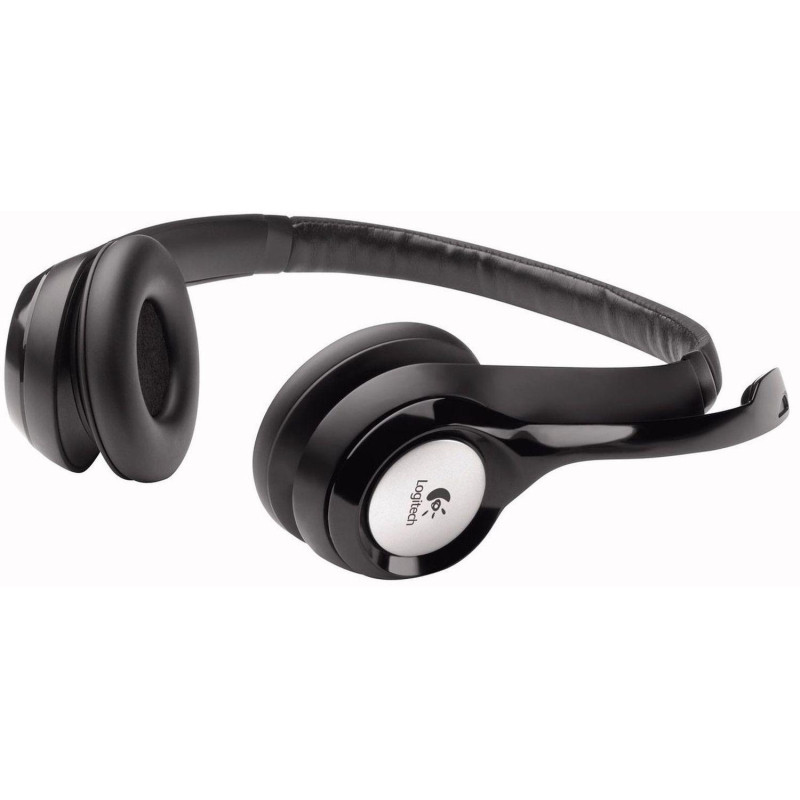 Гарнитура Logitech Headset H390 USB черн. (981-000406)