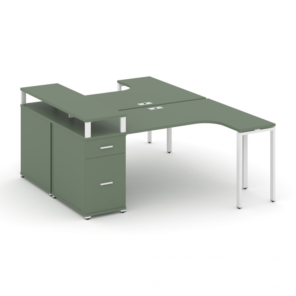 Concept Рабочая станция CN.DSA-408 W Кобо/Металл Белый 2000*1180*917 Concept Рабочая станция CN.DSA-408 W Кобо/Металл Белый 2000*1180*917