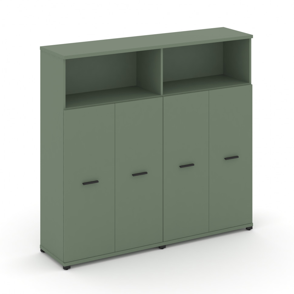 Concept Шкаф 2 широкие секции, 4 ниши CN.STS-423 B Кобо/Металл Черный 1668*420*1554 Concept Шкаф 2 широкие секции, 4 ниши CN.STS-423 B Кобо/Металл Черный 1668*420*1554