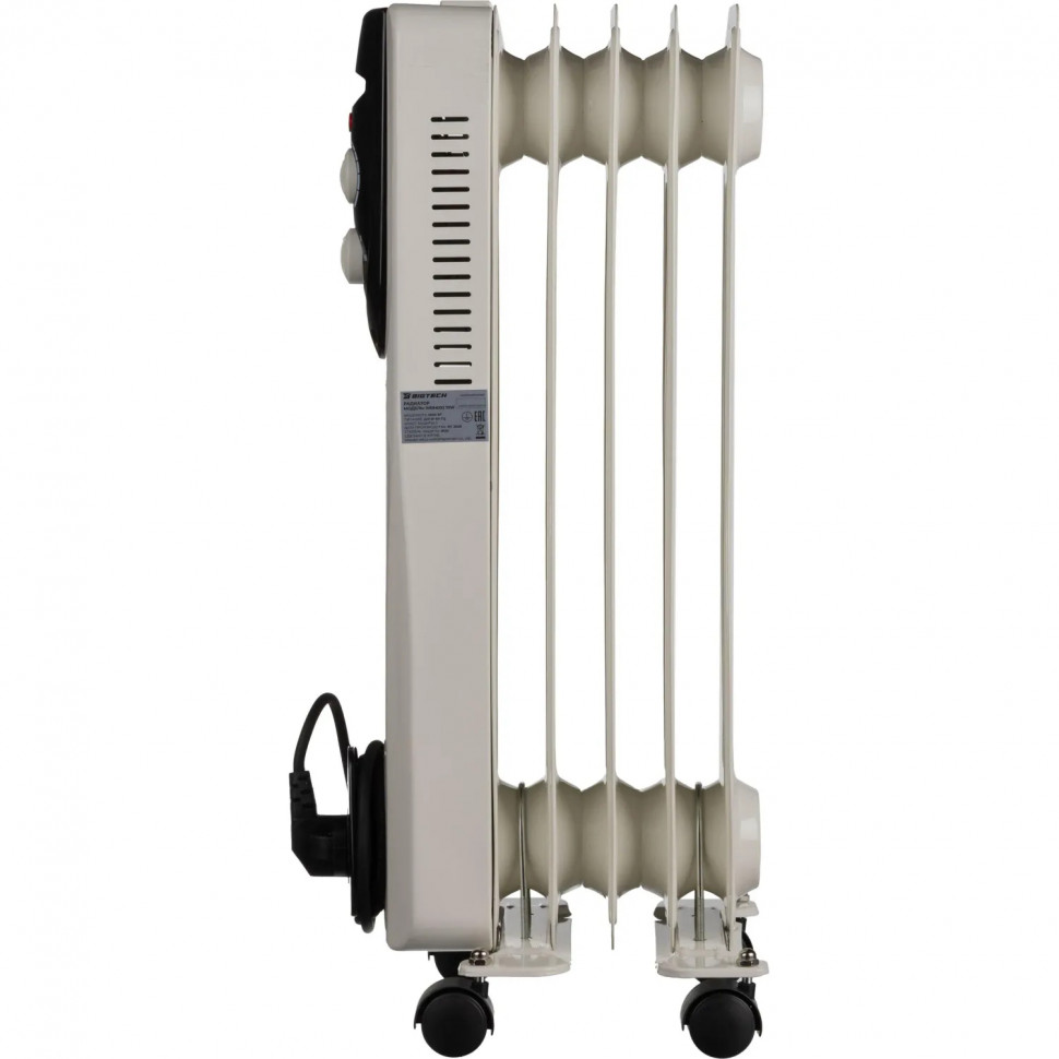 Радиатор BigTech WBH002 10W, масляный (5 секций 1000 Вт)