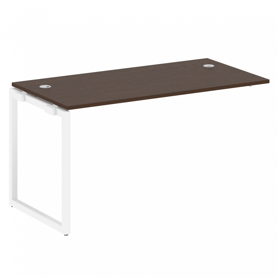 Metal System Quattro Проходной элемент рабочей станции на О-образном м/к 40БО.ПРС-СП-1.3 Венге Цаво/