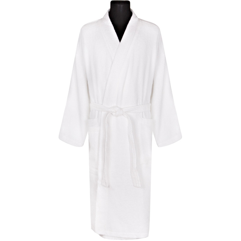Халат махровый, шалька, размер 56, 400г/м2, белый
