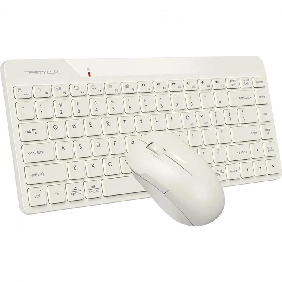 Набор клавиатура+мышь A4Tech Fstyler (FG2200 AIR2 BEIGE)беж. USB беспр.slim