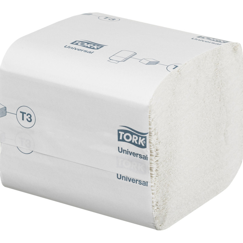Бумага туалетная листовая д/дисп Торк ТЗ 1сл. 250л 40 пач/уп 114272