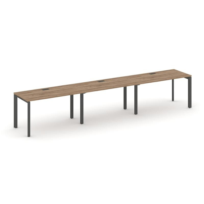 Style Project Рабочая станция односторонняя SN-59P.ORS-043 Дуб Табак/Металл Антрацит/Черный Заглушка