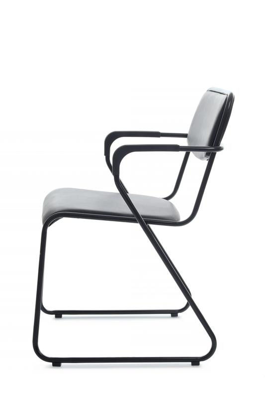 Кресло Никс Плюс RCH OMKL-03B Черный/Металл Черный