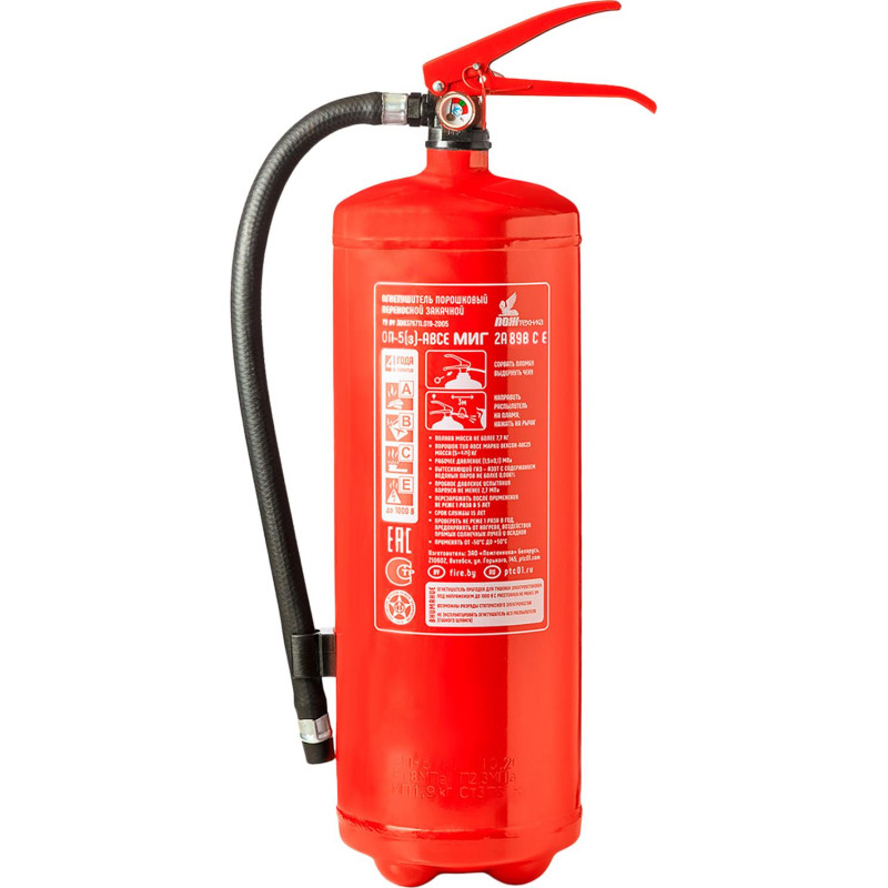 Огнетушитель порошковый ОП-5(з) МИГ АВСЕ (111-07)