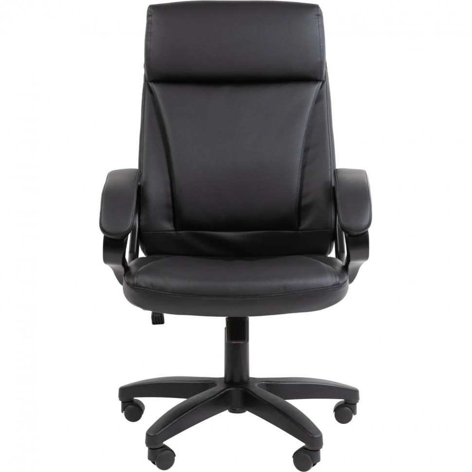 Кресло VT_Chairman 794LT чер.пласт экокожа черная