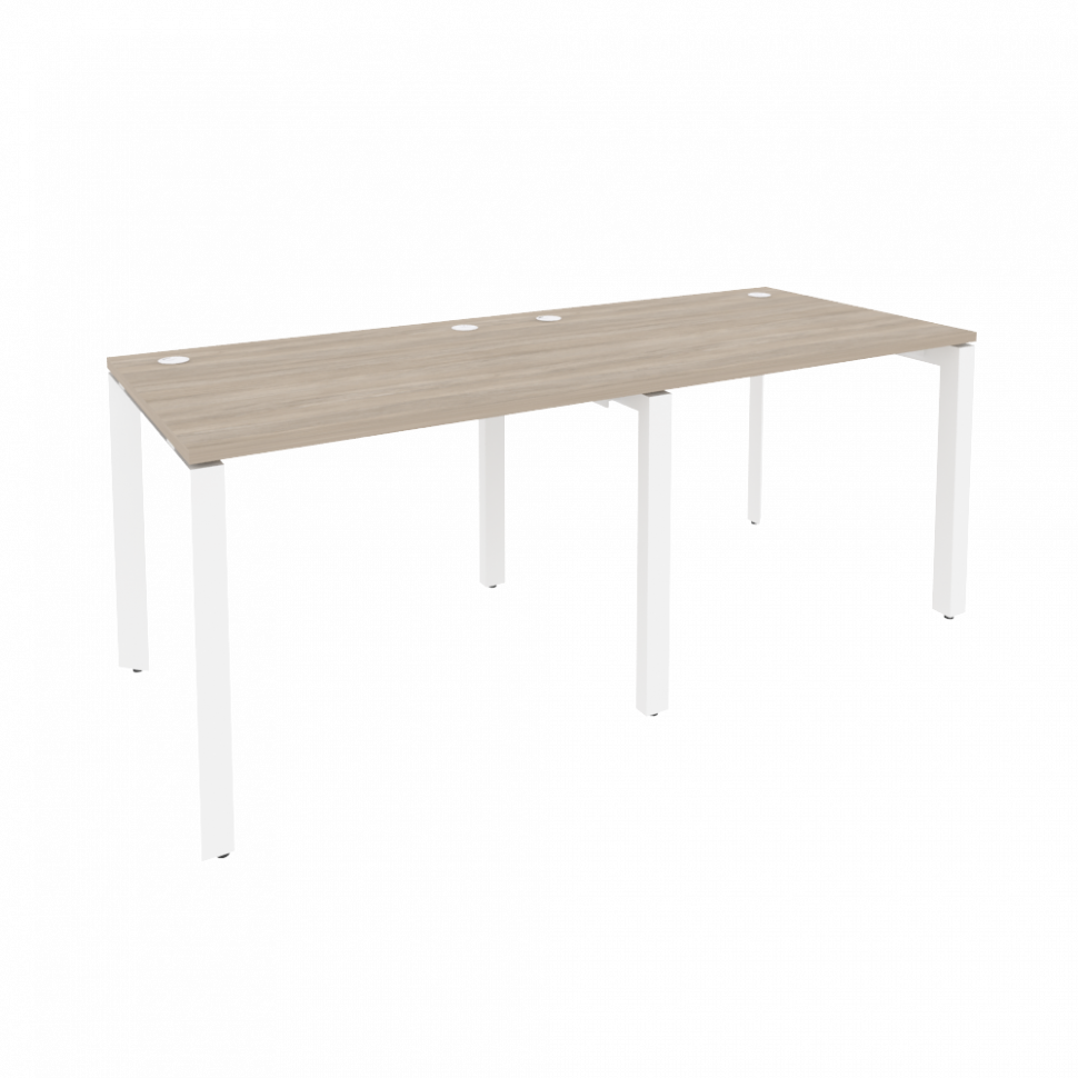 Onix Рабочая станция на П-образном м/к O.MP-RS-2.1.8 Дуб Аттик/Металл Белый 1960*800*750 Onix Рабочая станция на П-образном м/к O.MP-RS-2.1.8 Дуб Аттик/Металл Белый 1960*800*750