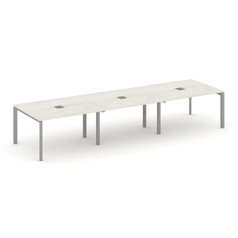 Style Project Стол переговорный SN-59P.SPRG-052 Дуб Наварра/Металл Серый 3540*1180*750