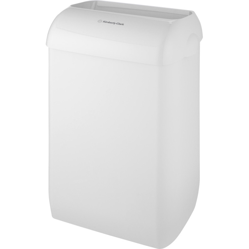 Контейнер для мусора (корзина) пластиковая KK Aquarius белая 2 шт 6993