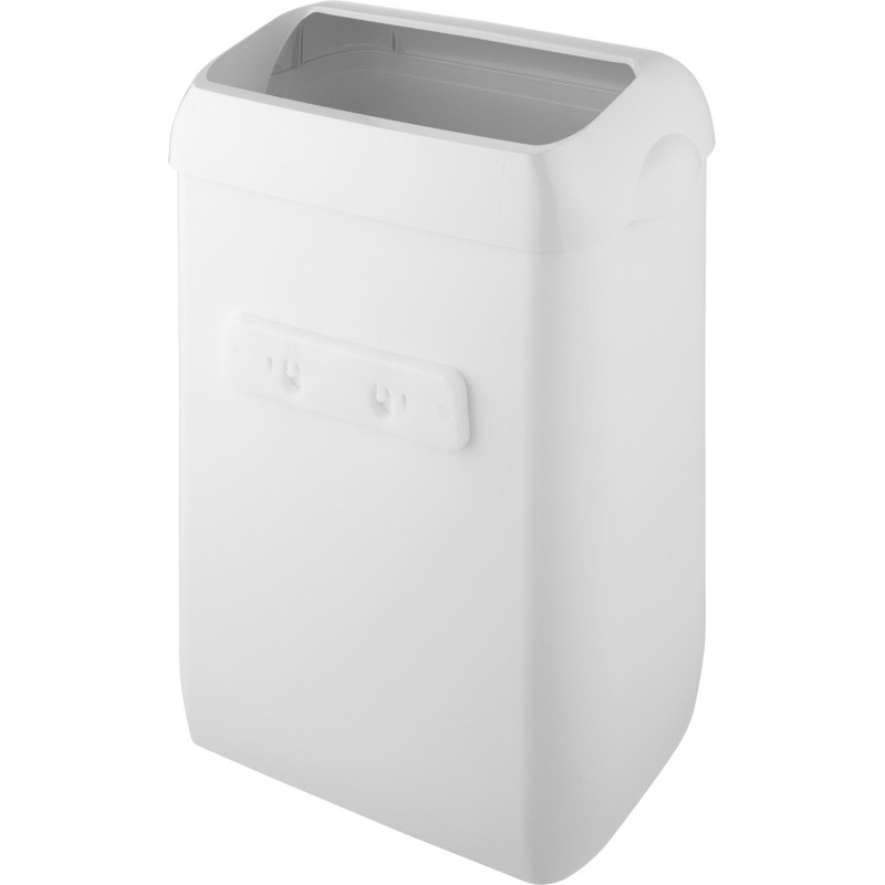 Контейнер для мусора (корзина) пластиковая KK Aquarius белая 2 шт 6993