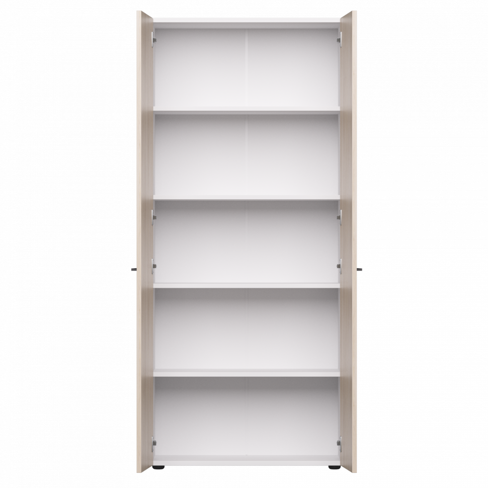 Шкаф с высокими дверьми Everprof EVO (ЭВО) 800х383x1835 Белый/Дуб Соната