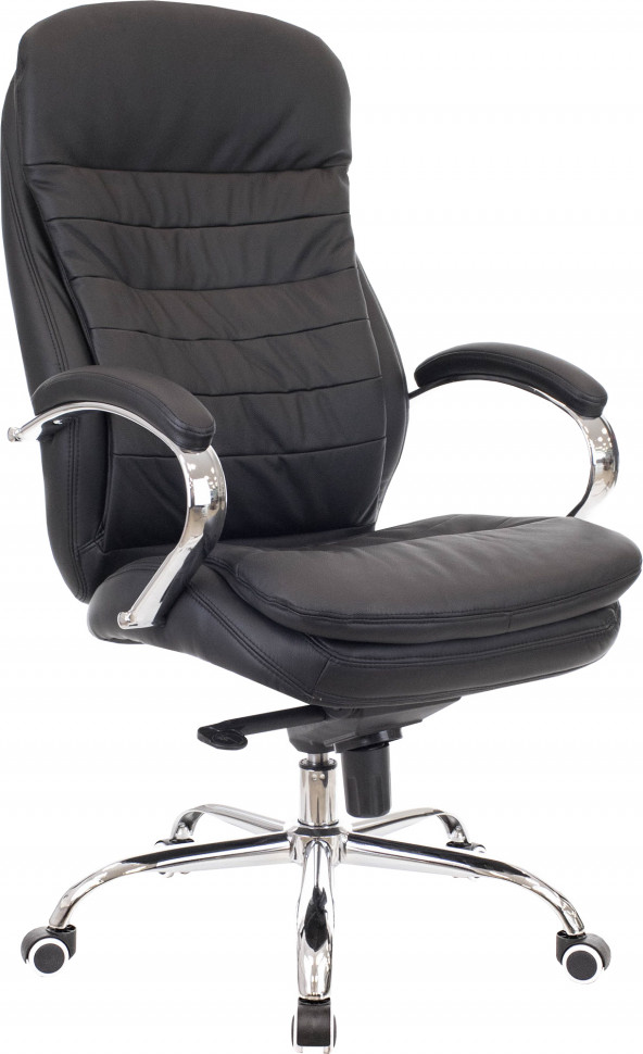 Кресло Everprof Valencia (Валенсия) M Кожа Черный