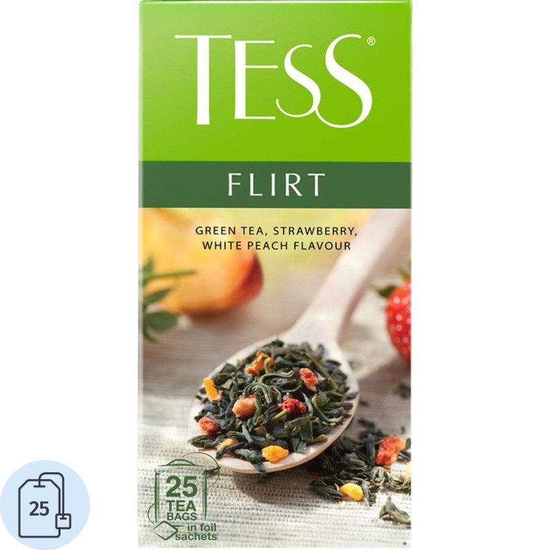Чай зеленый ТЕSS Flirt 1,5г*25пак