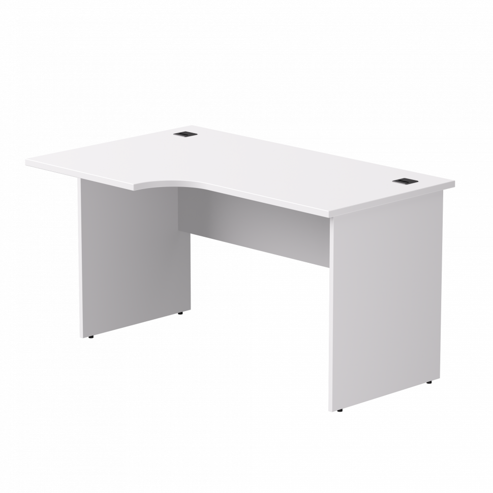 Стол эргономичный левый Everprof EVO (ЭВО) опоры ЛДСП 1380х670(870)x755 мм Белый