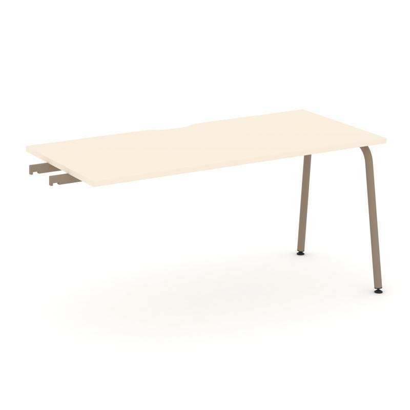 Estetica Стол приставка к опорным тумбам ES.SPR-4-VK Сатин/Металл Латте 1580*730*750 Estetica Стол приставка к опорным тумбам ES.SPR-4-VK Сатин/Металл Латте 1580*730*750
