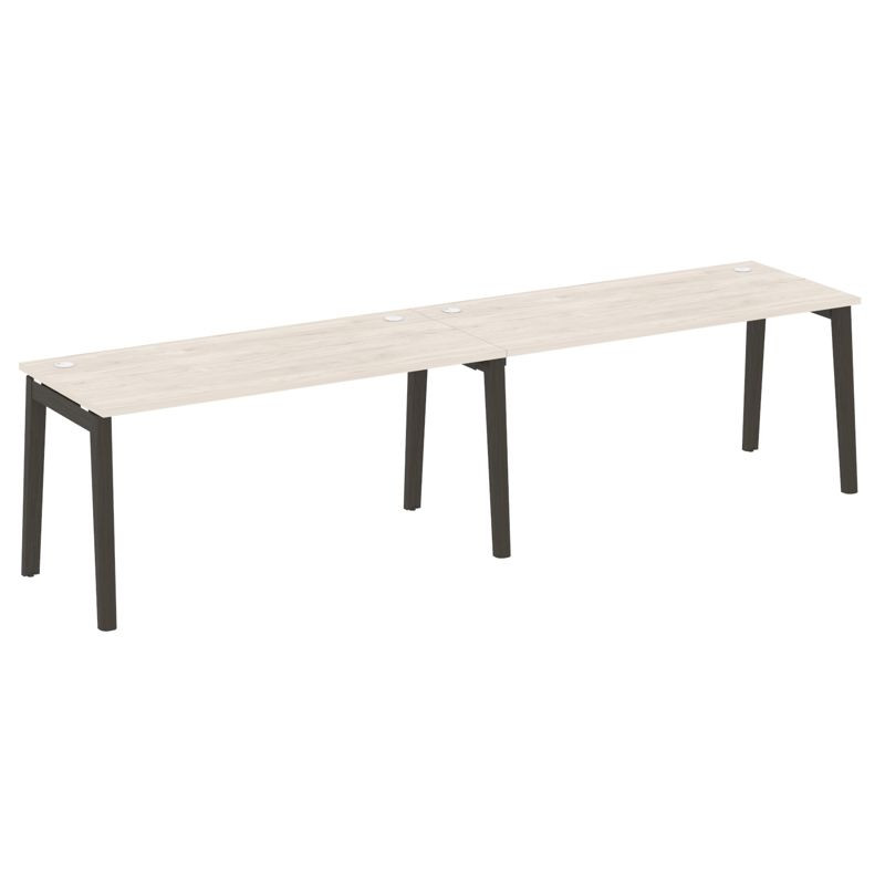 Onix Wood Рабочая станция OW.RS-2.4.7 Денвер Светлый/Дуб Темный/Металл Антрацит 3160*720*750 Onix Wood Рабочая станция OW.RS-2.4.7 Денвер Светлый/Дуб Темный/Металл Антрацит 3160*720*750