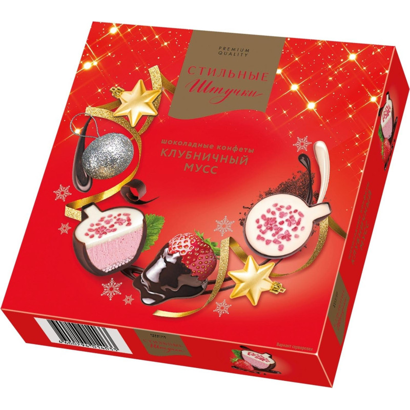 Конфеты Столичные штучки Клубничный Мусс, 104г