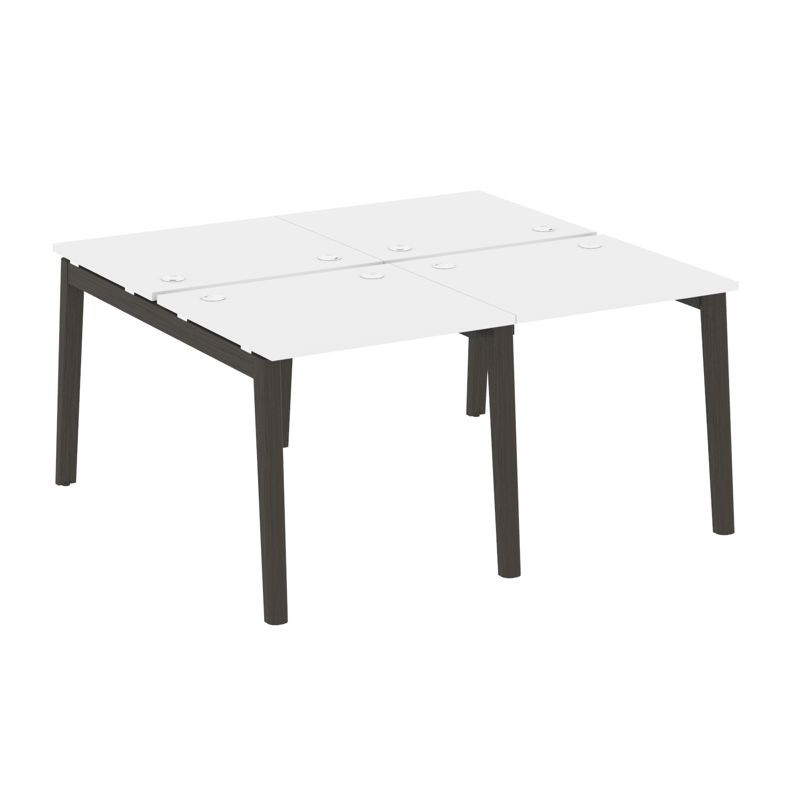 Onix Wood Рабочая станция OW.D.RS-4.0.7 Белый Бриллиант/Дуб Темный/Металл Антрацит 1560*1475*750