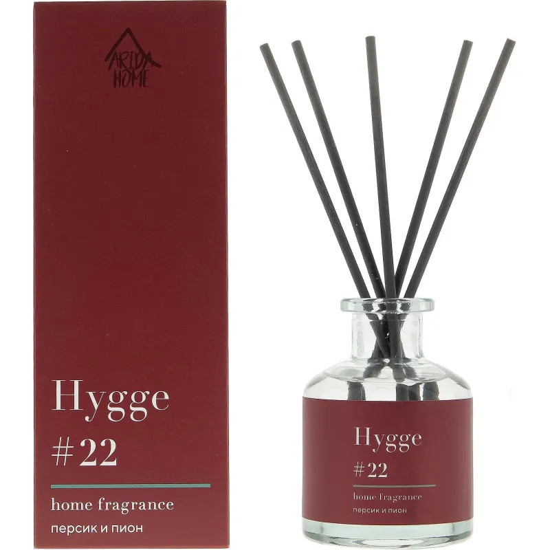 Аромадиффузор для дома Хюгге #22 Персик и пион 50мл, АР 100-565