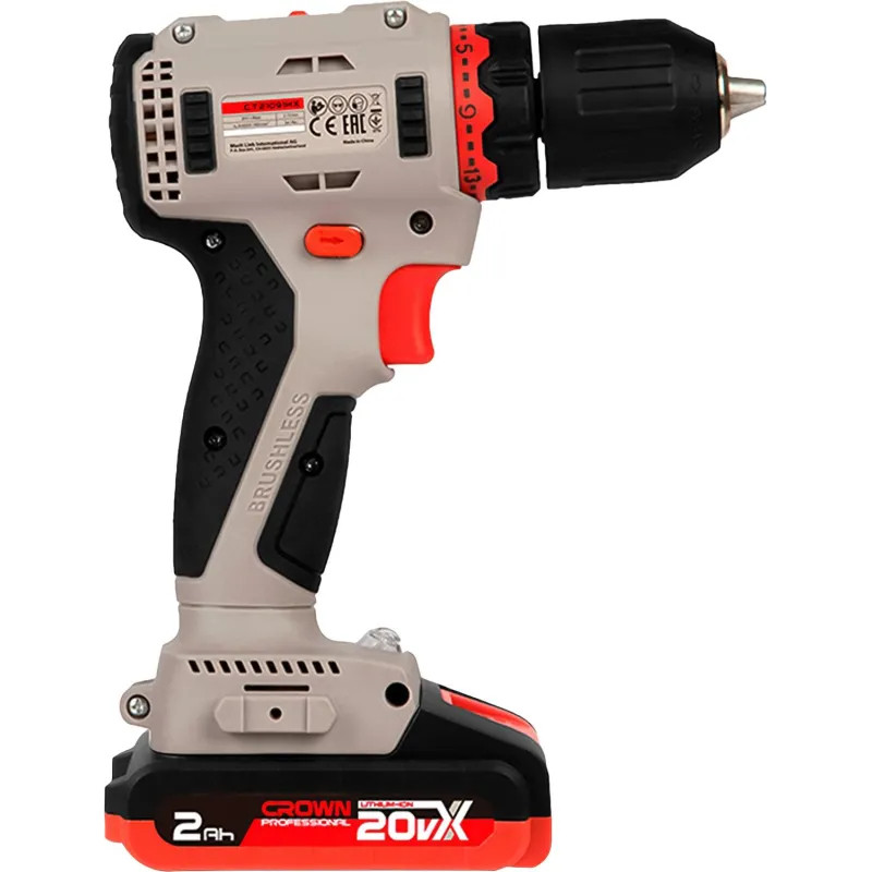 Дрель-шуруповерт аккумуляторная BL CROWN CT21091HX-2 BMC