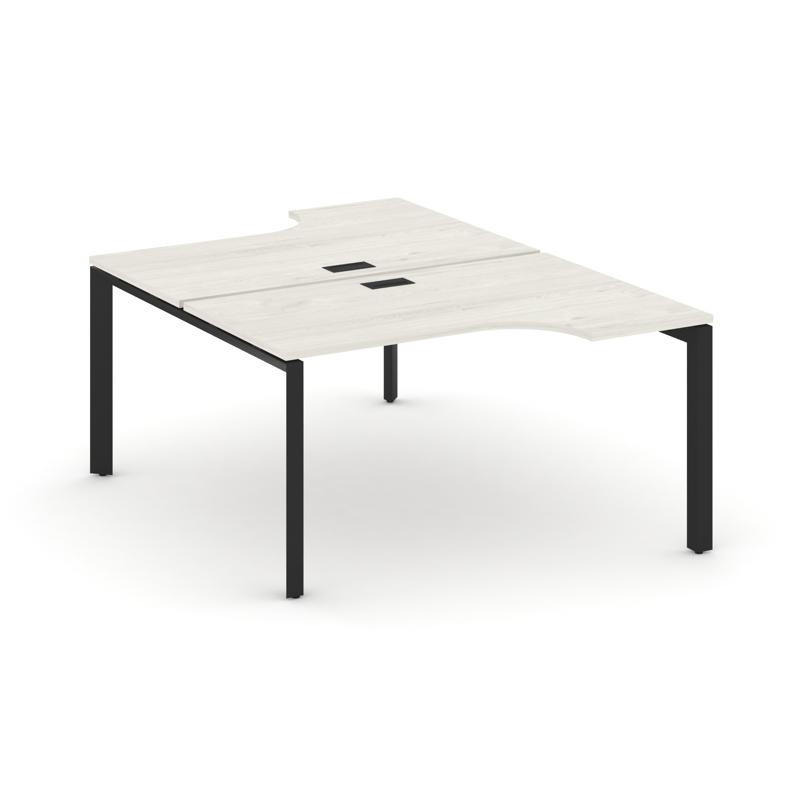 Style Project Рабочая станция эргономичная SN-59P.DRPA-022 Дуб Наварра/Металл Черный/Черный Заглушка