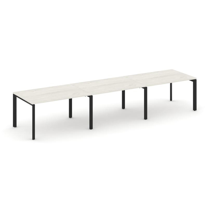 Style Project Стол переговорный SN-59P.SPRG-022.3 Дуб Наварра/Металл Черный 3540*980*750