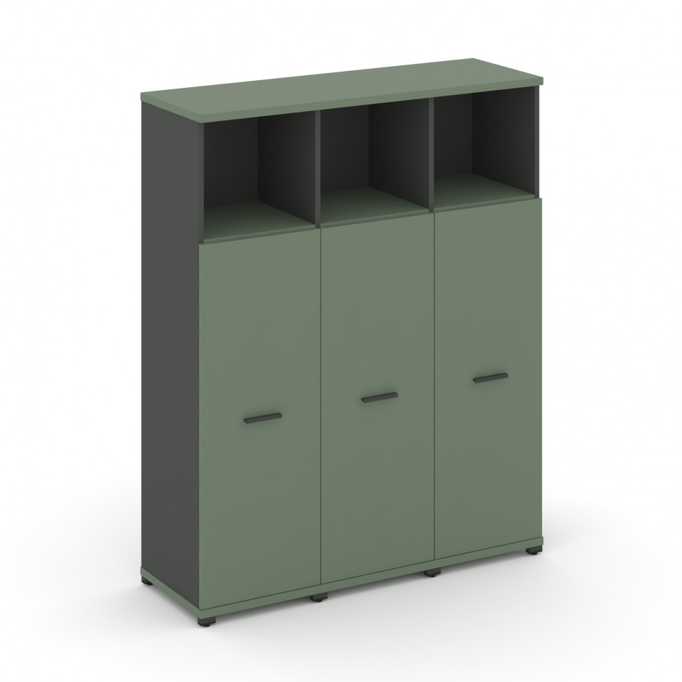 Concept Шкаф 3 узкие секции, 4 ниши CN.STU-433 A Кобо/Антрацит/Металл Антрацит 1252*420*1554 Concept Шкаф 3 узкие секции, 4 ниши CN.STU-433 A Кобо/Антрацит/Металл Антрацит 1252*420*1554