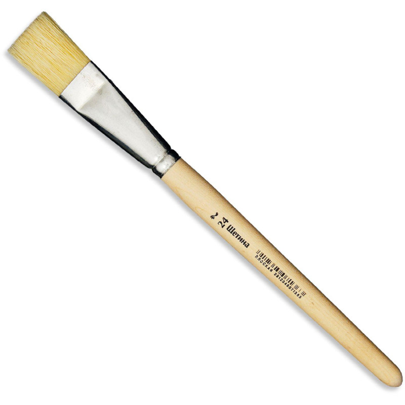 Кисть №1 School щетина плоская №24