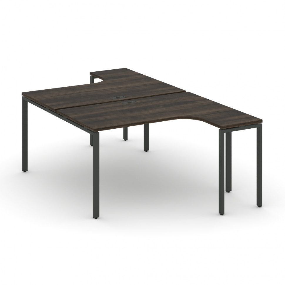 Concept Рабочая станция CN.DSA-002 Дуб Мали/Металл Антрацит 1580*1480*750