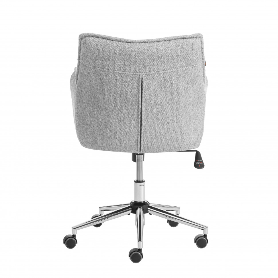 Кресло Lutz/Луц хром велюр/букле, VT shape silver