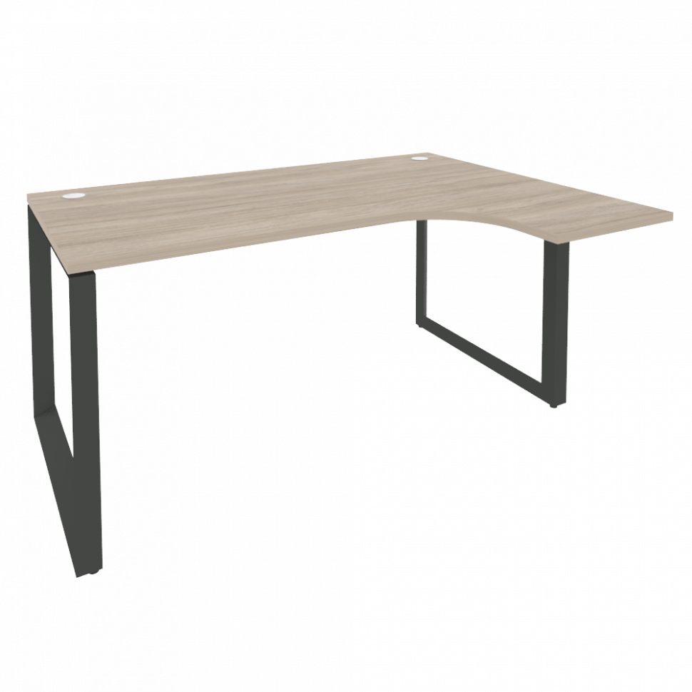 Onix Стол эргономичный правый на О-образном м/к O.MO-SA-4 (R) Дуб Аттик/Металл Антрацит 1580*1180*75 Onix Стол эргономичный правый на О-образном м/к O.MO-SA-4 (R) Дуб Аттик/Металл Антрацит 1580*1180*75