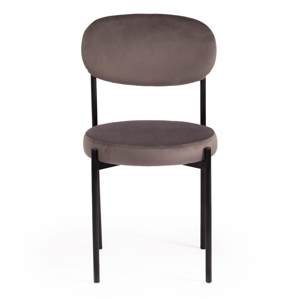 Стул REVO (mod. 7033) / 1 шт. в упаковке ткань/металл, 47х54х82 см, высота до сиденья 47 см, темно-серый barkhat 14/черный