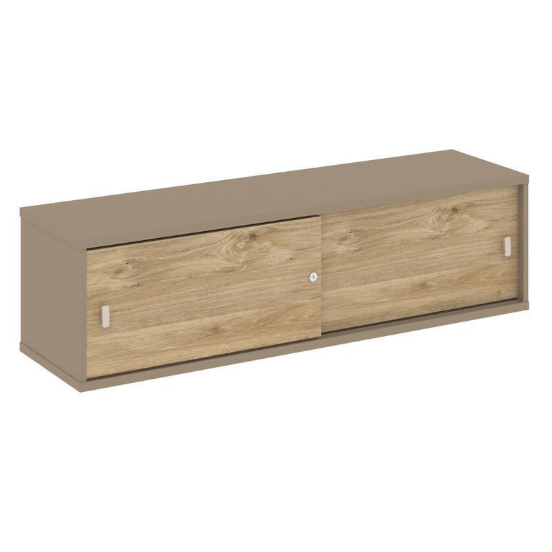 Estetica Надставка на 2 тумбы низкая ES.NN-2.1 Латте/Тиквуд Светлый 1500*410*410