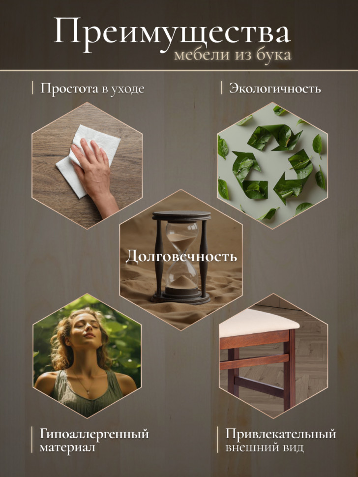 Стул Кроссман/Crossman Многослойный березовый шпон, cappuchino/велюр бежевый