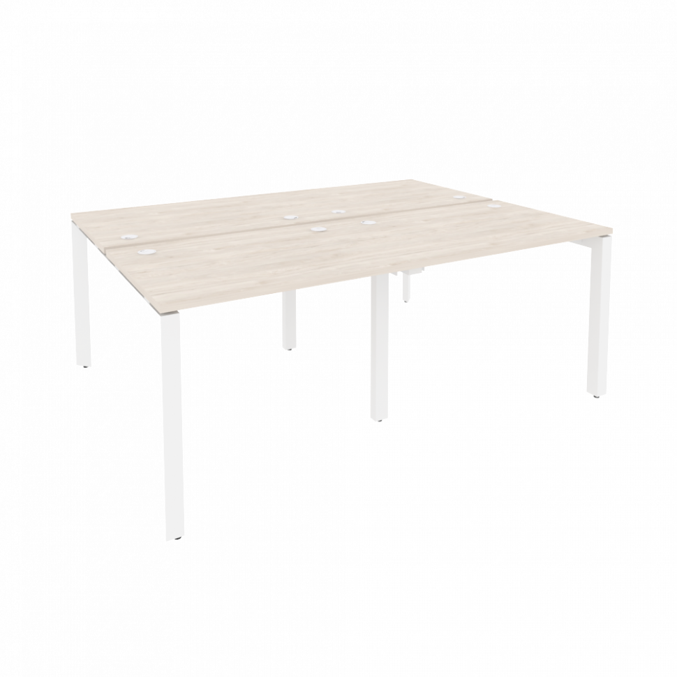 Onix Рабочая станция на П-образном м/к O.MP-D.RS-4.1.7 Денвер Светлый/Металл Белый 1960*1475*750 Onix Рабочая станция на П-образном м/к O.MP-D.RS-4.1.7 Денвер Светлый/Металл Белый 1960*1475*750