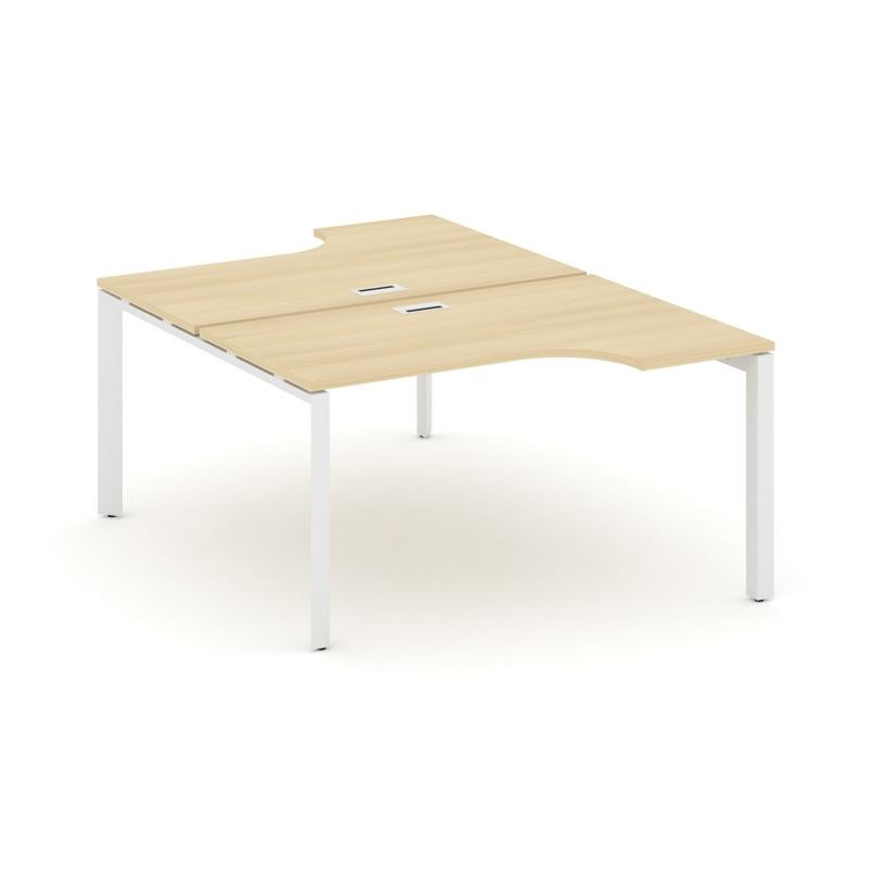 Style Project Рабочая станция эргономичная SN-59P.DRPA-012 Акация Лорка/Металл Белый/Белый Заглушка