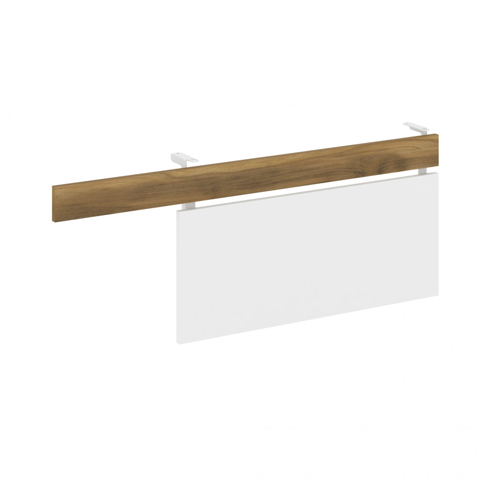 Concept Царга стола с опорной тумбой CN.CST-003 Сандал Янтарный/Белый Бриллиант/Металл Белый 1230*18