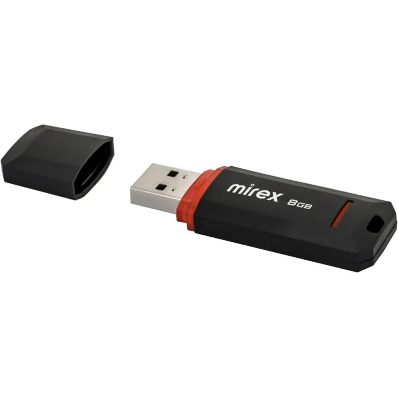 Флеш-память Mirex USB KNIGHT BLACK 8Gb (13600-FMUKNT08 )