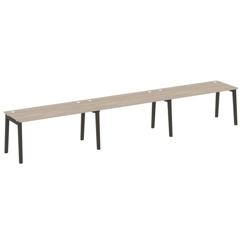 Onix Wood Рабочая станция OW.RS-3.4.7 Дуб Аттик/Дуб Темный/Металл Антрацит 4740*720*750