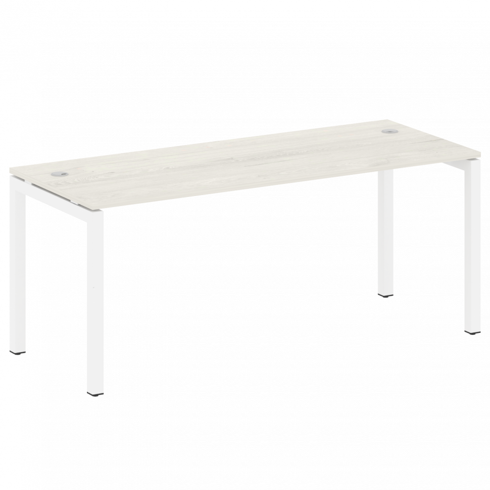 Metal System Quattro Стол письменный на П-образном м/к 50БП.СП-5 Дуб Наварра/Металл Белый 1800*720*7 Metal System Quattro Стол письменный на П-образном м/к 50БП.СП-5 Дуб Наварра/Металл Белый 1800*720*7