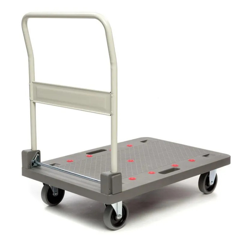 Тележка платформенная Стелла-техник FW-250П со ск ручкой, грузоподъем 250кг